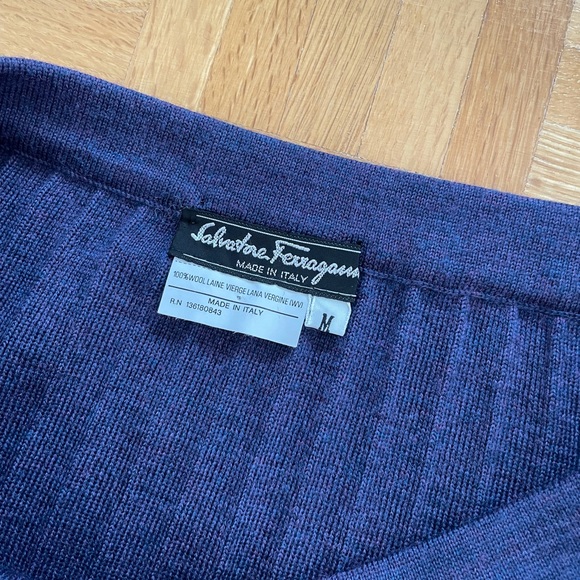 Salvador Ferragamo Cardigan and Skirt Set - Picture 6 of 7